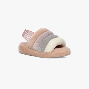 Ugg Rainbow Fluff Yeah Women Slippers Multicolor/Pink (6415AZEVK)